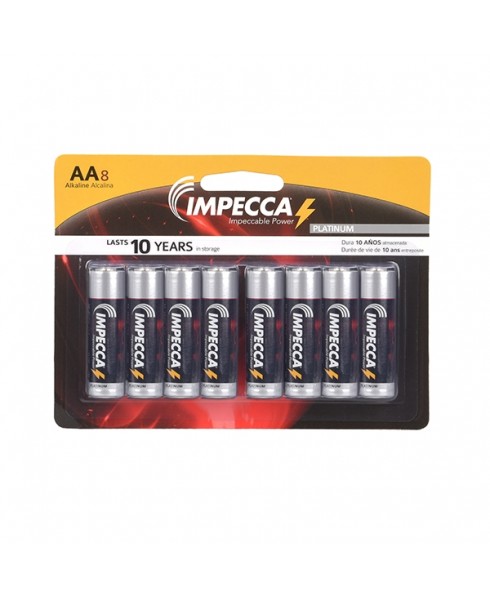 Alkaline AA LR06 Platinum Batteries 8-Pack