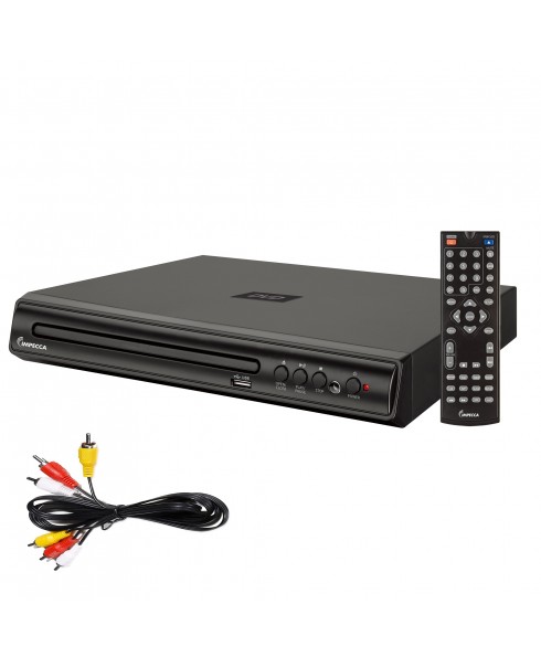 Impecca Compact Home DVD Player with USB Playback
