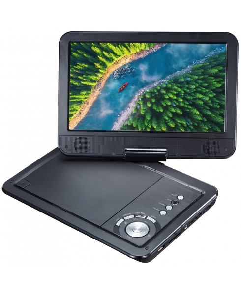 10.1-inch 270° Swivel Screen Portable DVD Player - Black