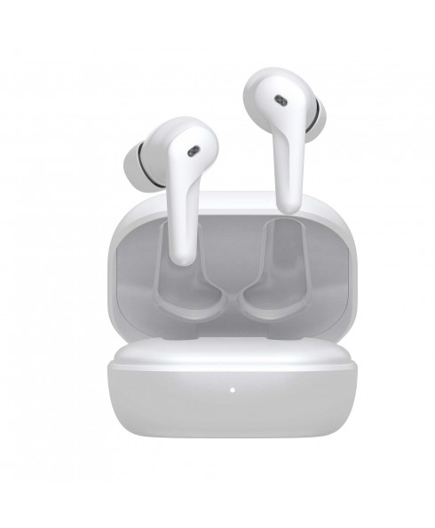 True Wireless Noise Canceling Earbuds with Charging Case (EB504BTW) - White