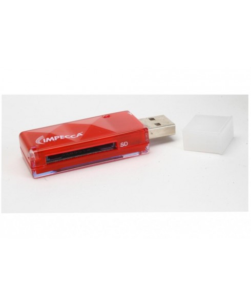 SDu2122/SDHCu2122 USB Card Reader - Red