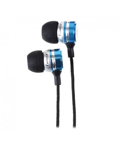 Metal Stereo Earbuds - Blue