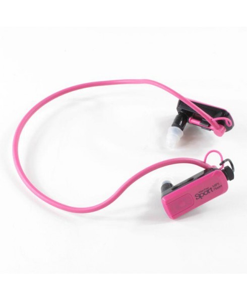 Impecca Wire Free Sports 4GB Waterproof MP3 Player, Pink