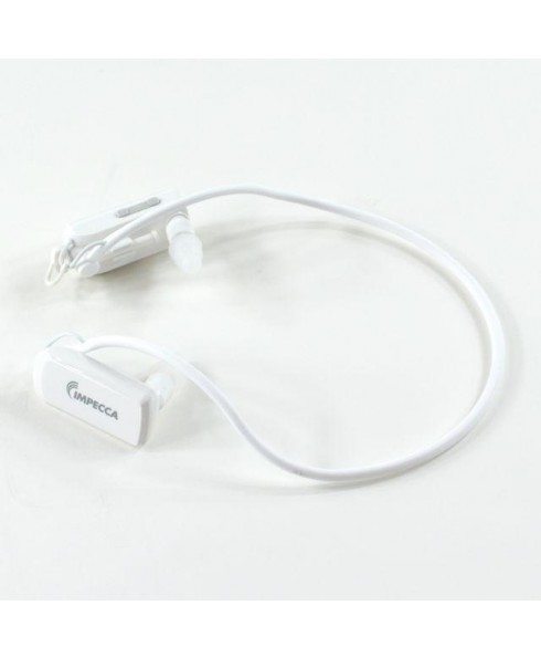 Impecca Wire Free Sports 4GB Waterproof MP3 Player, White
