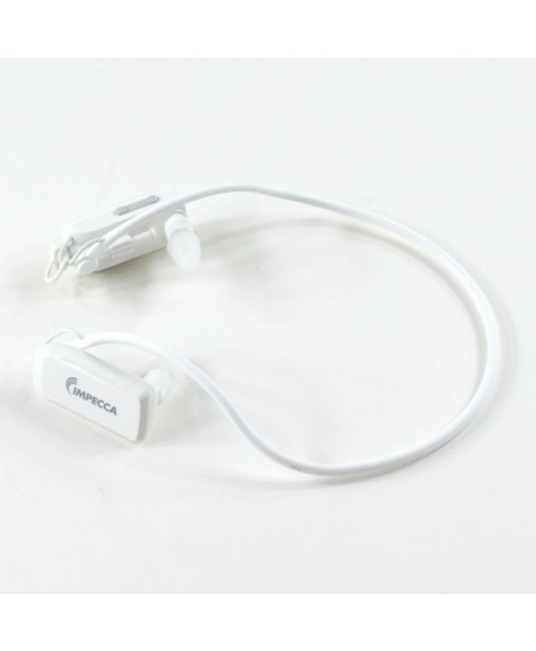 Impecca Wire Free Sports 4GB Waterproof MP3 Player, White