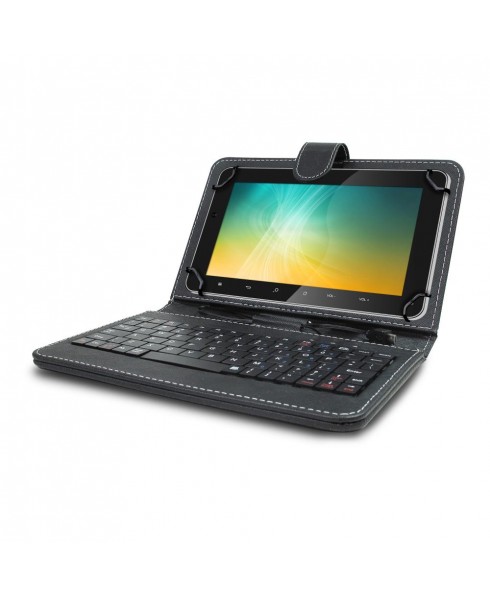 Universal Mini Keyboard Case & Stand For 8 Inch Tablets - Black