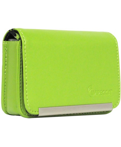 DCS86 Compact Leather Digital Camera Case - Lime