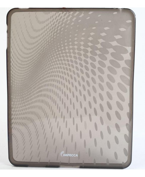 IPS120 Wave Pattern Flexible TPU Protective Skin for iPad™ - Smoke