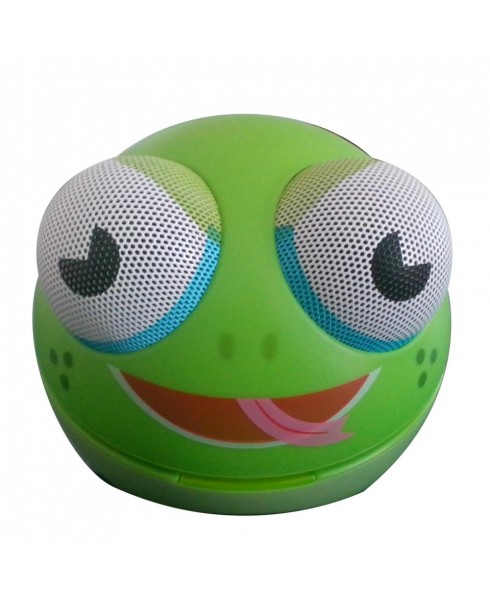 Zoo-Tunes Compact Portable Character Stereo Speaker, Freddy the Frog