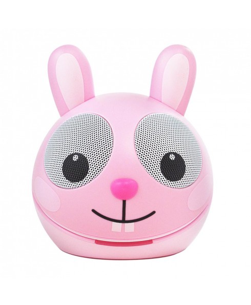 Zoo-Tunes Compact Portable Bluetooth Stereo Speaker, Razzle the Rabbit