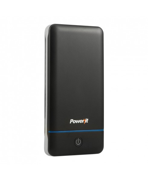 Power it 10,200mAh Portable Charger with Daul USB Output - Black