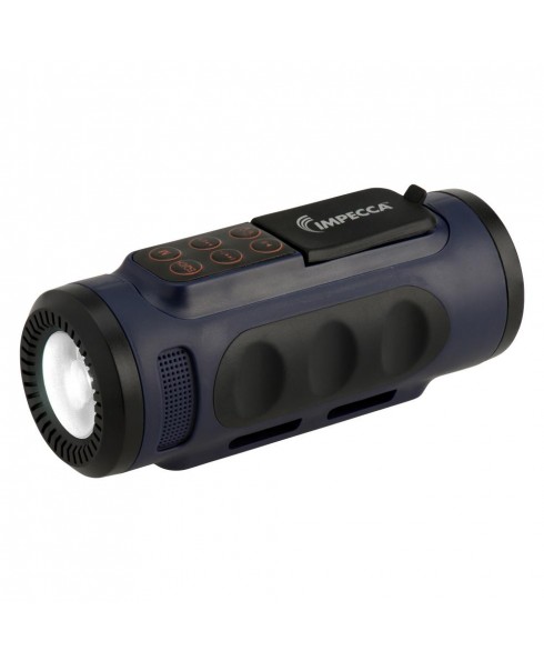 Impecca Bluetooth Bicycle Speaker with Headlight - Blue