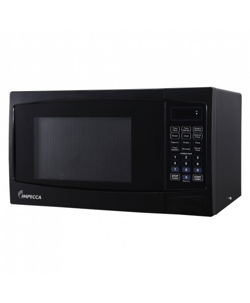 Impecca 0.9 Cu. Ft. 900W Countertop Microwave Oven, Black