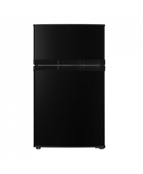 Impecca 3.1 Cu. Ft. Compact Double Door Refrigerator, Black