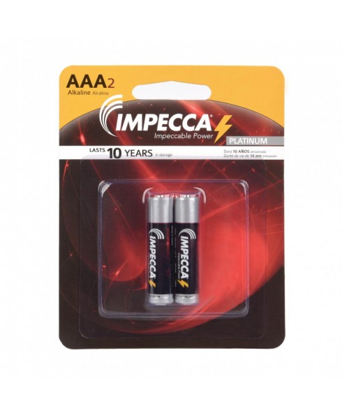Alkaline AAA LR03 Platinum Batteries 2-Pack