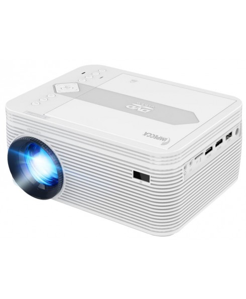 Impecca LED Home Theatre Projector with DVD, White