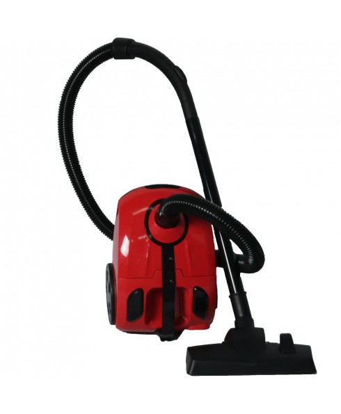 Bagged Canister Vacuum Cleaner - Red