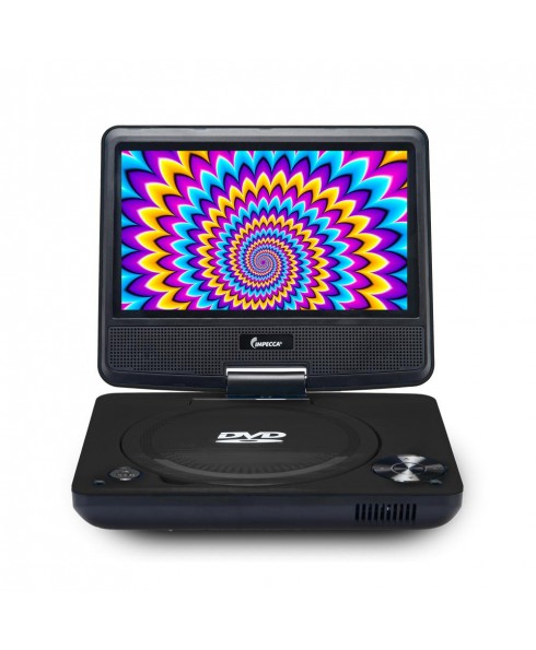 7-inch 270° Swivel Screen Portable DVD Player - Black