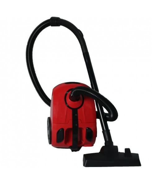 Bagged Canister Vacuum Cleaner + Two Packs of 6-Replacement Bags (IVC2155R) - Red