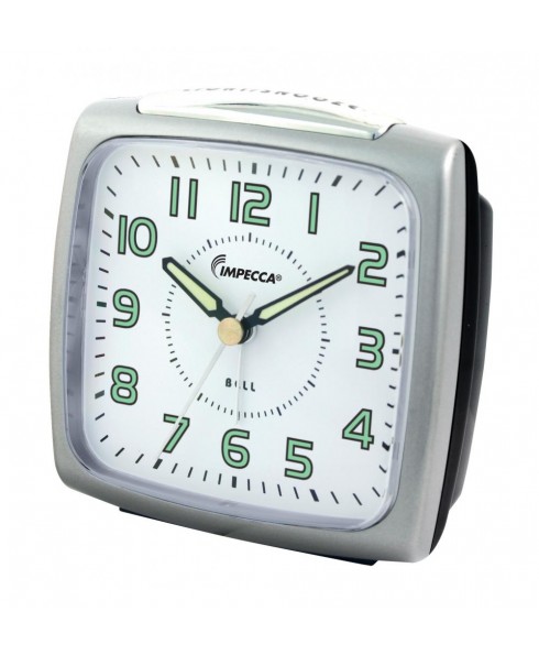 Bell Alarm Clock, Silver