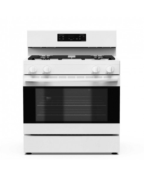 Impecca 30" Free-Standing Gas Range, White