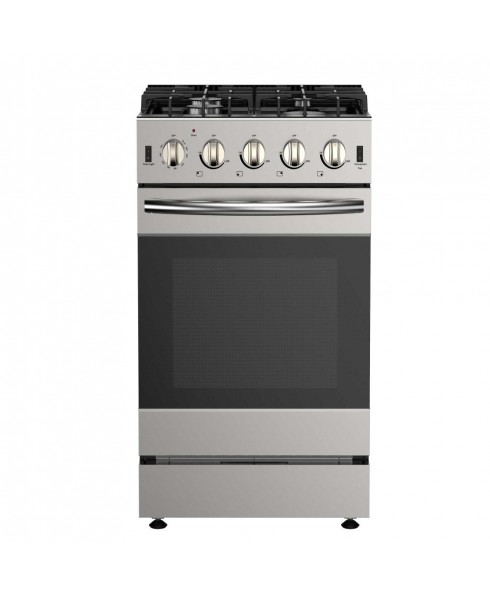 Impecca 24" Slide In Gas Range, Stainless Steel