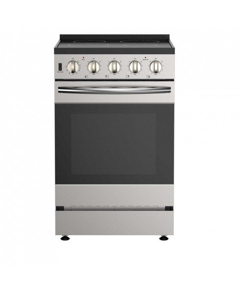 Impecca 24'' Slide In Electric Range, Stainless Steel