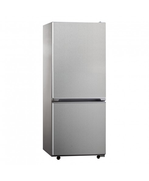 10.2 Cu.Ft. Refrigerator with Bottom Mount Freezer - Stainless Steel