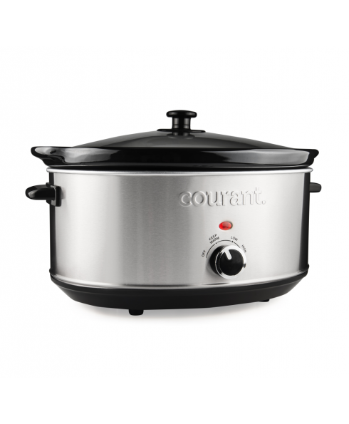 Courant Courant 7 Quart Oval Slow Cooker - Stainless Steel
