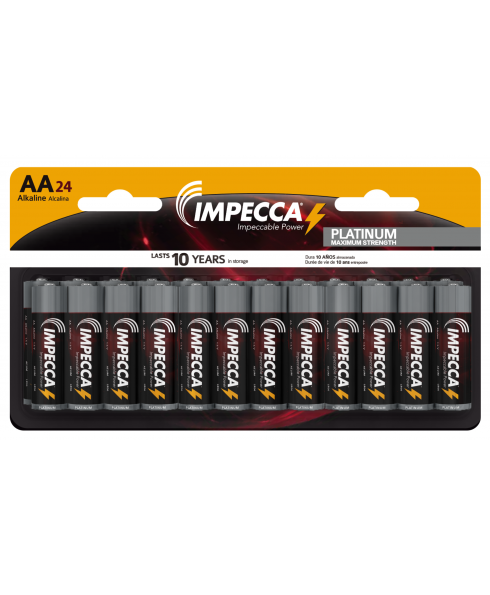 Alkaline AA LR06 Platinum Batteries 24-Pack