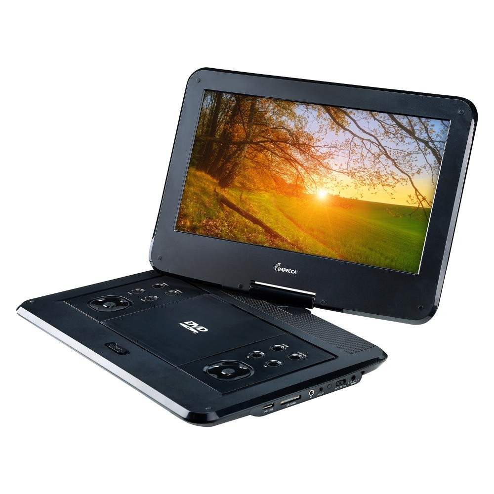 Portable DVD Player with 13.3-inch 180-degree Widescreen LCD, Jetblack ...