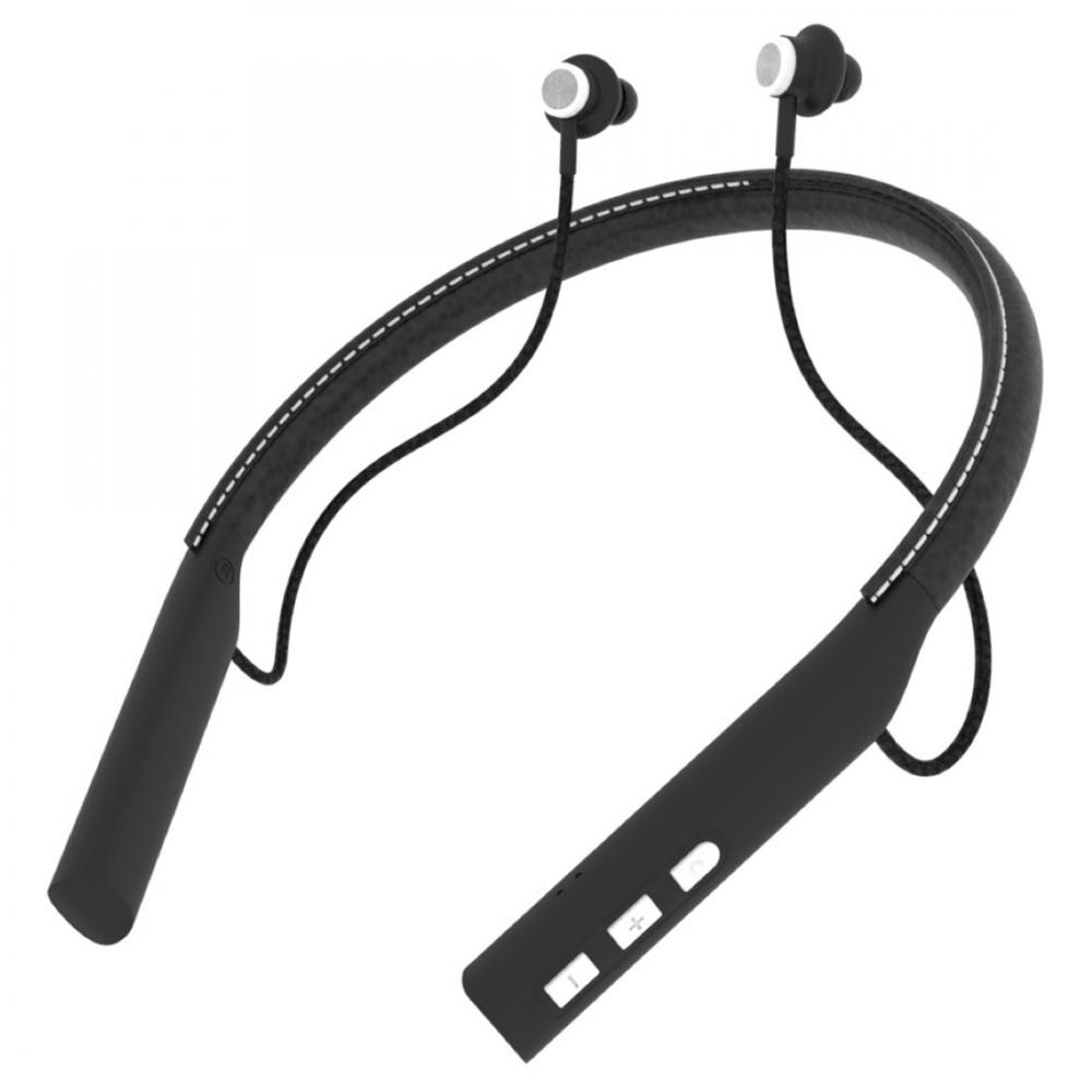 EBN-500BT Bluetooth Leather Neckband Stereo Earphones