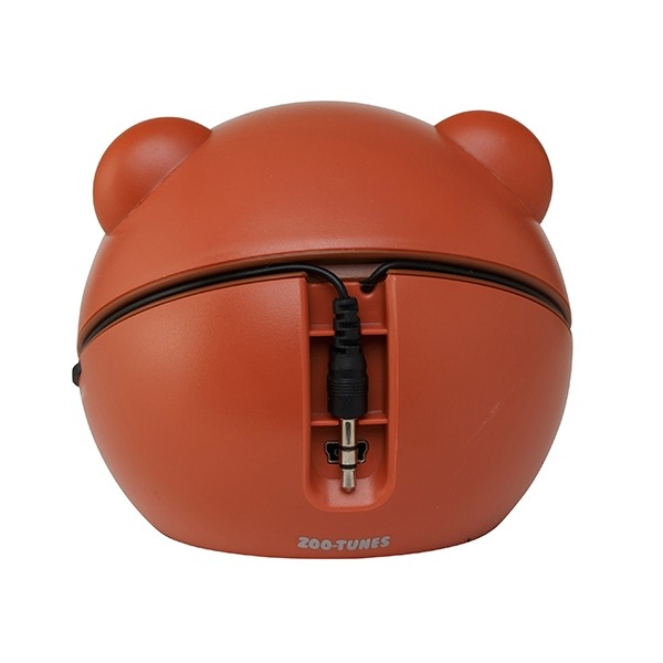 Zoo-Tunes Cocoa-the-Bear Compact Portable Character Stereo Speaker 
