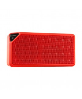 Portable Bluetooth Speaker with Aux Input - Red
