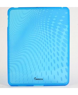 IPS120 Wave Pattern Flexible TPU Protective Skin for iPad™ - Blue