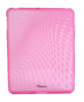 IPS120 Wave Pattern Flexible TPU Protective Skin for iPad™ - Pink