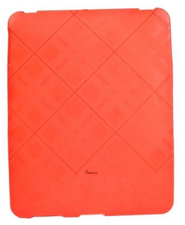 IPS122 Plaid Flexible TPU Protective Skin for iPad™ - Red