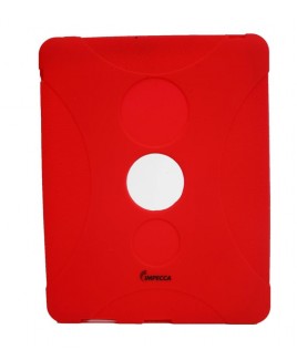 IPS130 Shock Protective Heavy Duty Rubber Skin for iPad- Red