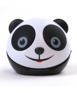 Zoo-Tunes Compact Portable Character Stereo Speaker, Amanda the Panda 