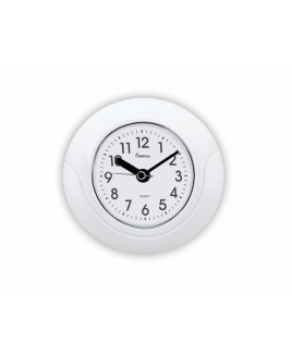 Impecca 5.5" Waterproof Clock, White