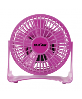 FanFair 4" Personal desk Fan - Pink