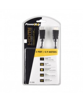 Power-It-Up 3ft. HDMI v2.0 Cable with Ethernet