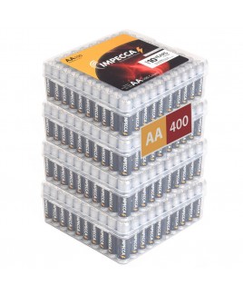 Alkaline AA LR06 Platinum Batteries 400-Pack