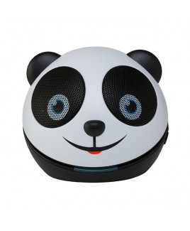 Zoo-Tunes Compact Portable Bluetooth Stereo Speaker, Amanda the Panda