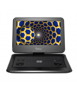 Impecca  13.3" Portable DVD Player with 180-degree Widescreen LCD, Jet Black Glaze