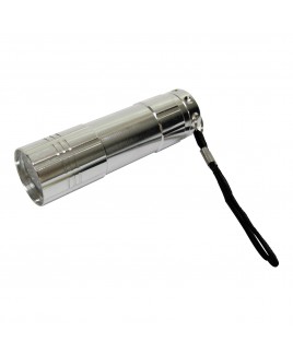 Hi-Lite 9-LED Flashlight, Silver
