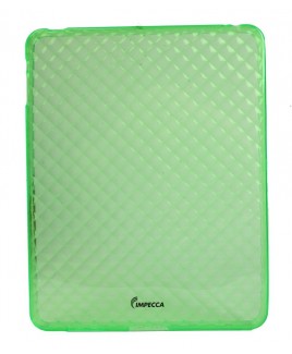 IPS121 Diamond Bubble Flexible TPU Protective Skin for iPad™ - Lime