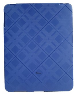 IPS122 Plaid Flexible TPU Protective Skin for iPad™ - Blue