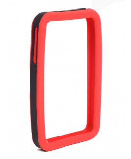 IPS226 Secure Grip Rubber Bumper Frame for iPhone 4™ <em>Dual Color</em> - Red/Black
