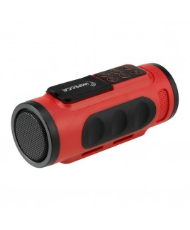 Impecca Bluetooth Bicycle Speaker with Headlight - Red